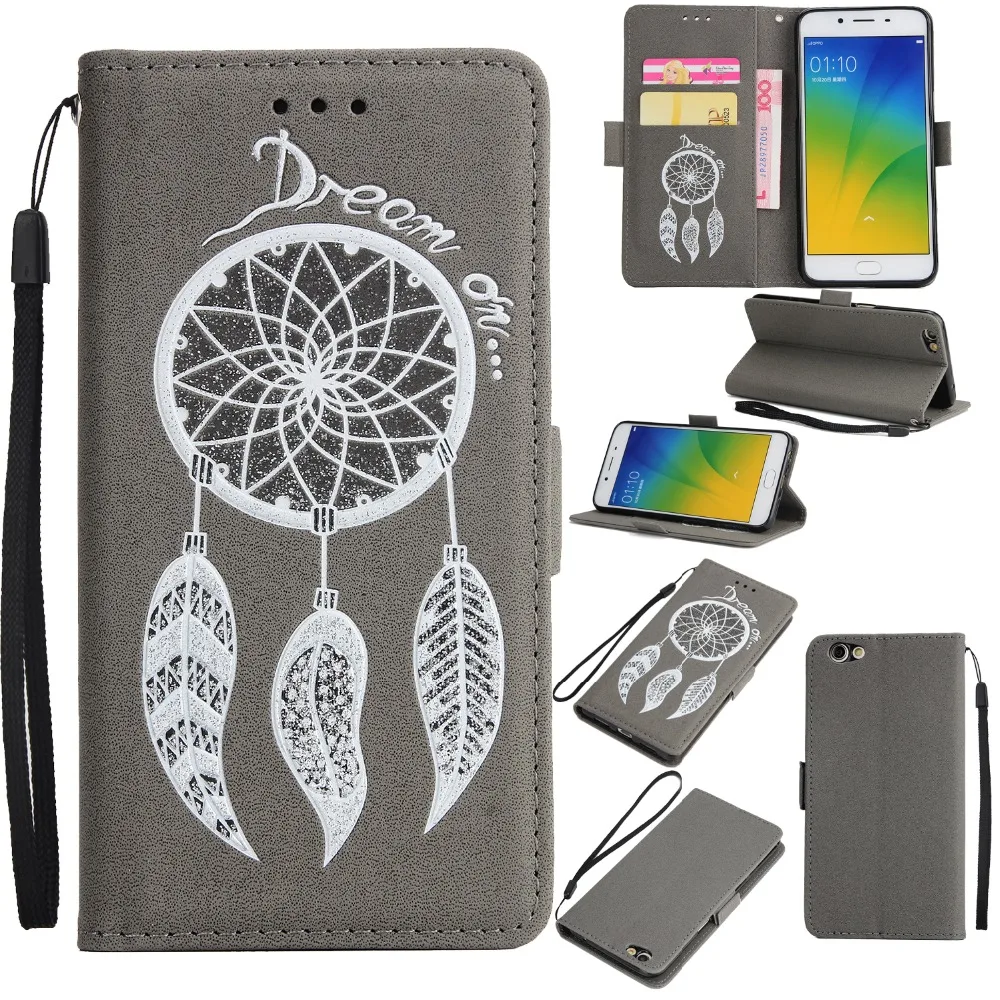 Flash Косметическая пудра тиснением колокольчиками чехол для OPPO R9s блеск кобура