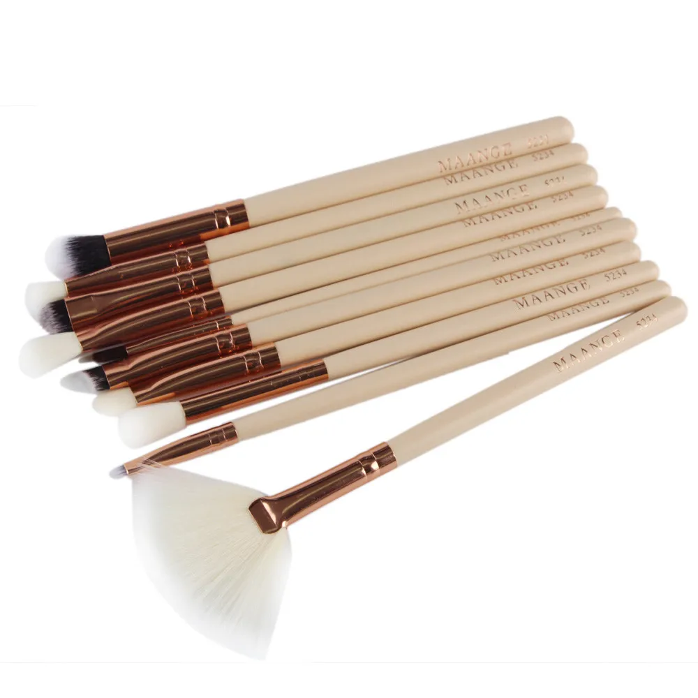 15Pcs Beauty Makeup Brushes Set Cosmetic Foundation Powder Eye Shadow Lip Blend Make Up Brush Tool Kit G417 | Красота и здоровье