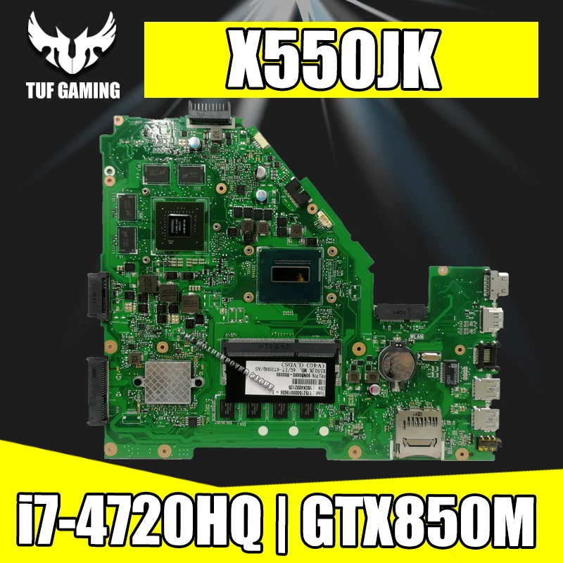 

X550JK материнская плата GTX850M i7 4 ГБ для For Asus X550JD ZX50J X550J A550J FX50J материнская плата для ноутбука X550JK материнская плата X550JK материнская плата