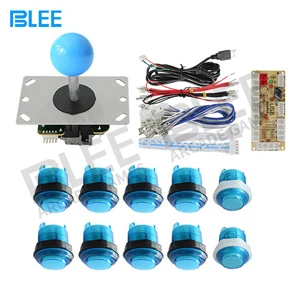 Arcade Joystick DIY Kit Zero Delay USB Encoder To PC Arcade Sanwa Joystick LED Push Buttons For Arcade Mame PC PS3 Android - Цвет: 5