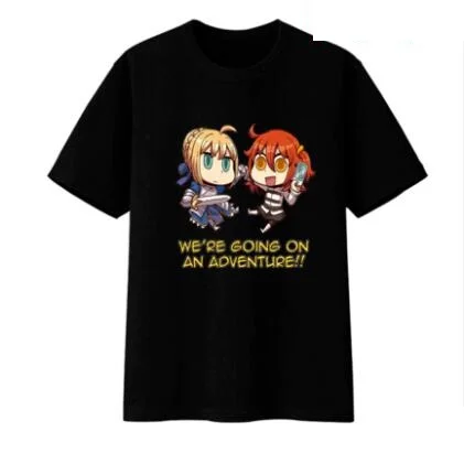 High-Q унисекс аниме Cos Fate Grand Order Fujimaru Ritsuka хлопковая Повседневная футболка | Мужская