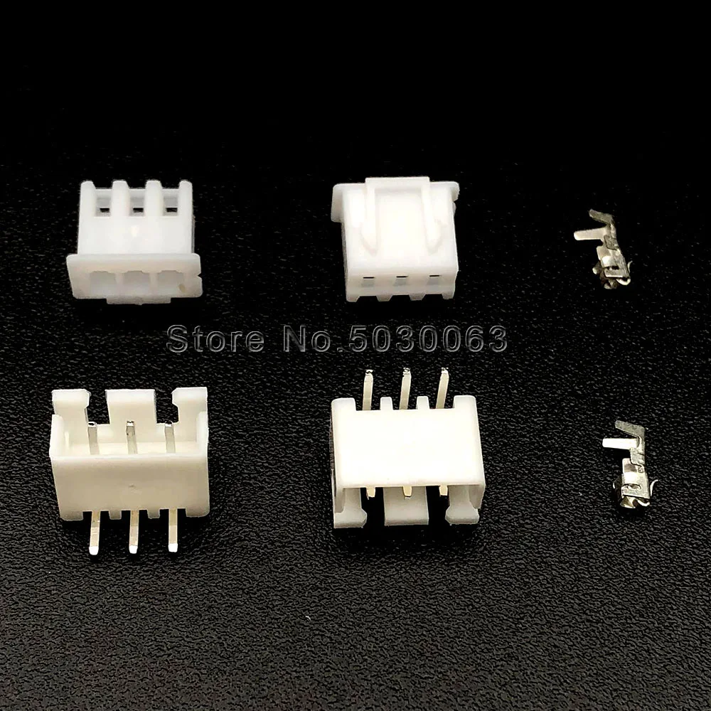 40 комплектов XH2.54 XH 3AW 3Pin 3p коннектор для проводов 2 54 мм 90 градусов изогнутая
