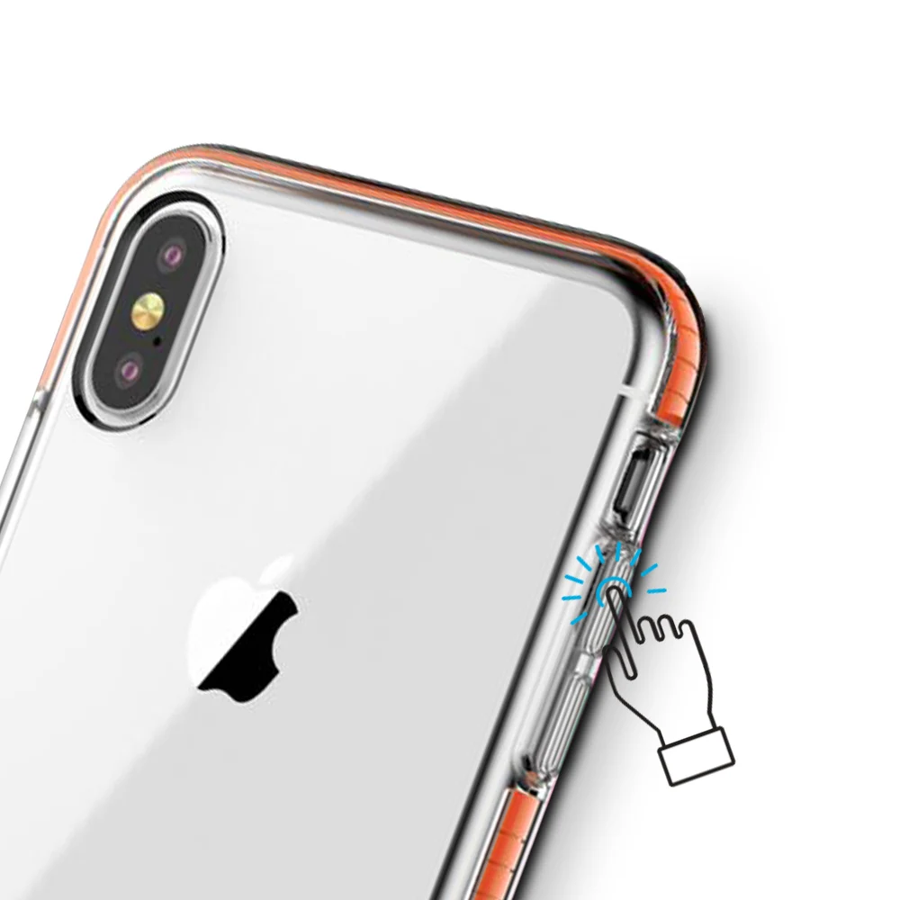 PORTEFEUILLE для iphone 6 6s 6plus силиконовый прозрачный футляр XS X XR XSMAX 8 7 Plus Чехлы