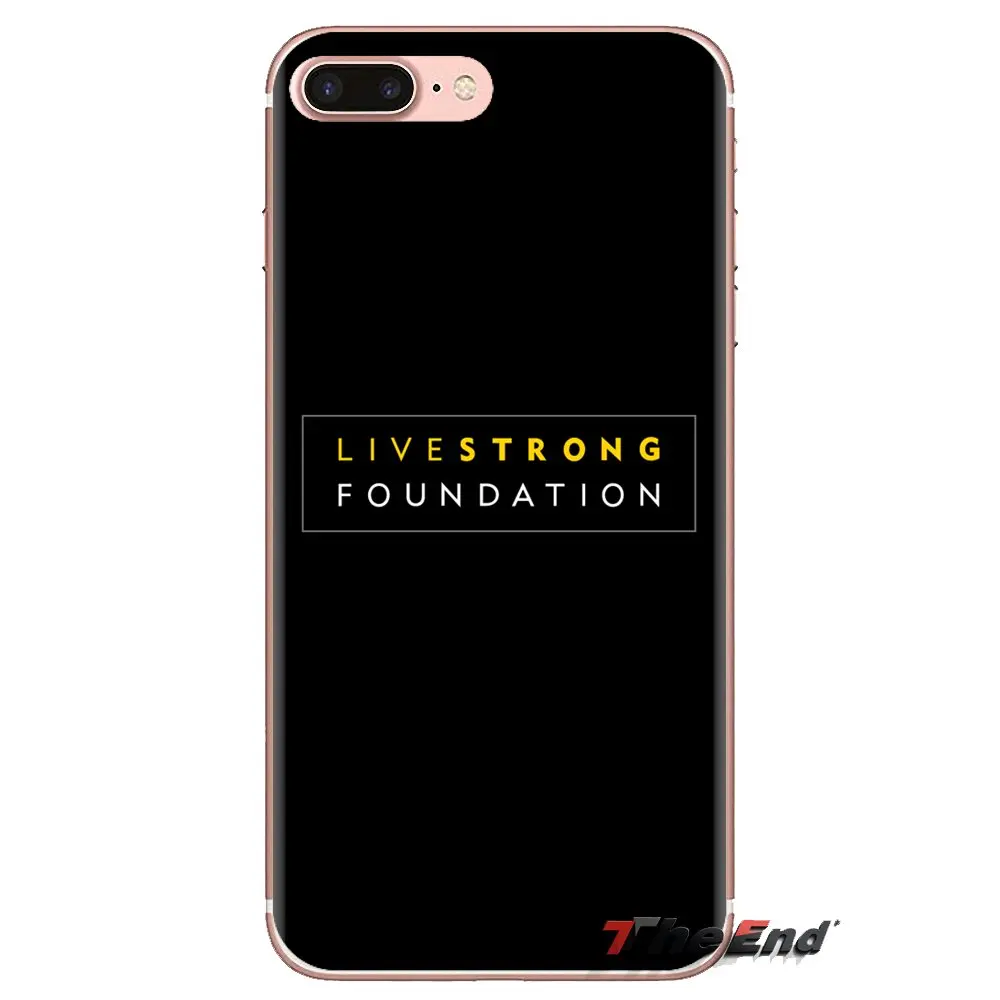 For HTC One U11 U12 X9 M7 M8 A9 M9 M10 E9 Plus Desire 630 530 626 628 816 820 830 Transparent Soft Cases Covers Livestrongs Logo |