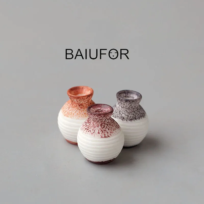 BAIUFOR супер мини ваза миниатюрная пластиковая модель Ремесла Декор для кукольного