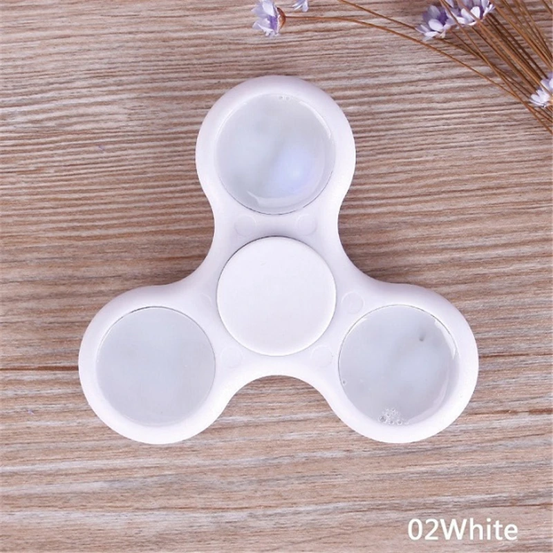 Новинка 2017 светодиодный светильник Спиннер для пальцев пластик EDC ручной аутизма