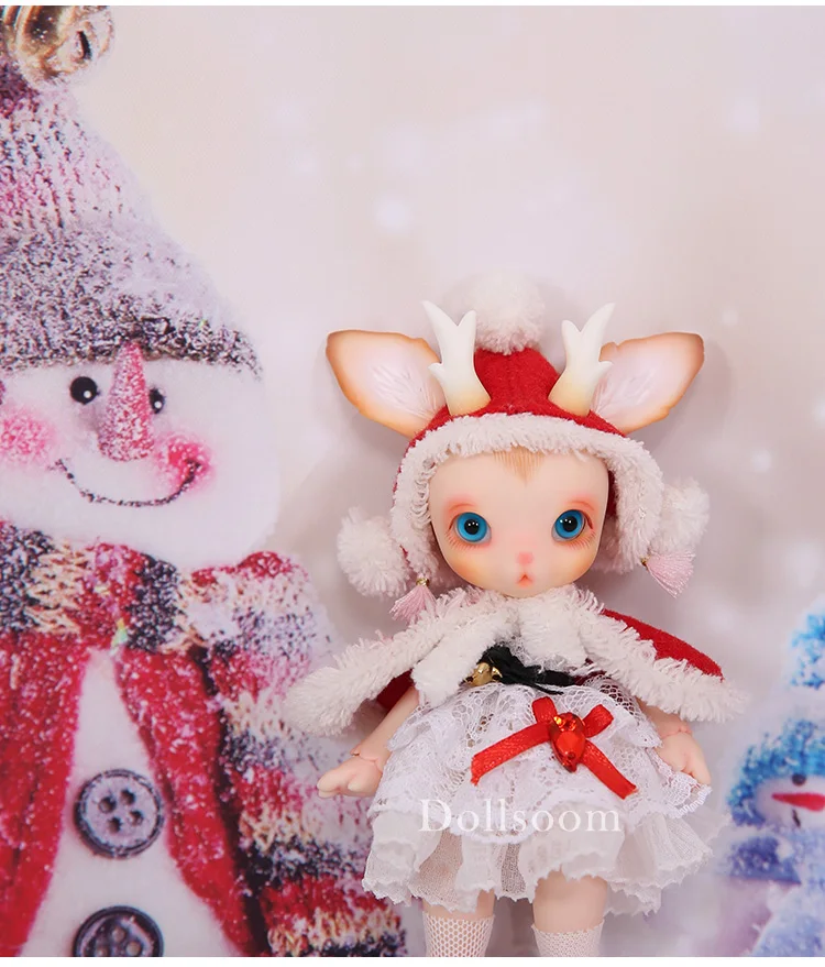 Руди 1/8 BJD SD Pet мяч шарнирная кукла тело смолы фигурки опционально полный набор подарок на день рождения Рождество олень
