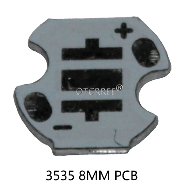 Cree XPE XP-E/ХТЕ XT-E/XPG XP-G 3535 светодиодный PCB Алюминий доска основа для отвода тепла пластины печатной платы 20/16/14/12/8 мм для DIY светильник - Испускаемый цвет: 3535 8MM PCB