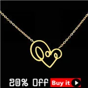 V Attract Wedding Bride Jewelry CZ Zirconite Geometric Pendant Necklace Vintage Simple LOVE Long Bar Choker Necklace