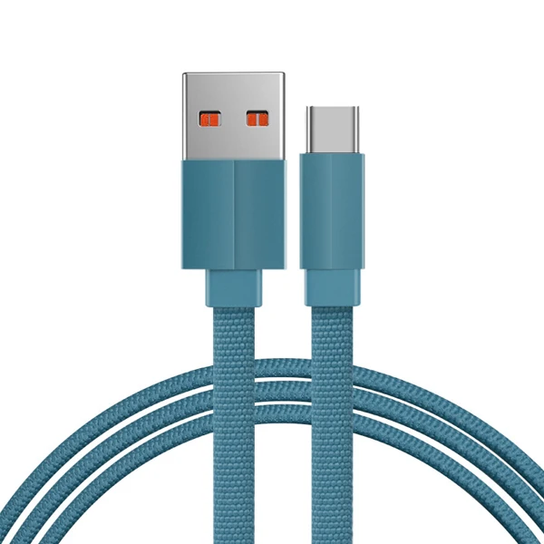 B-B-Blue-Type-C Плоский кабель USB type-C кабель 0,25 m-3 m кабель для синхронизации данных для samsung Xiaomi Быстрая Зарядка Кабели для мобильных телефонов - Цвет: B-B-Blue-Type-C