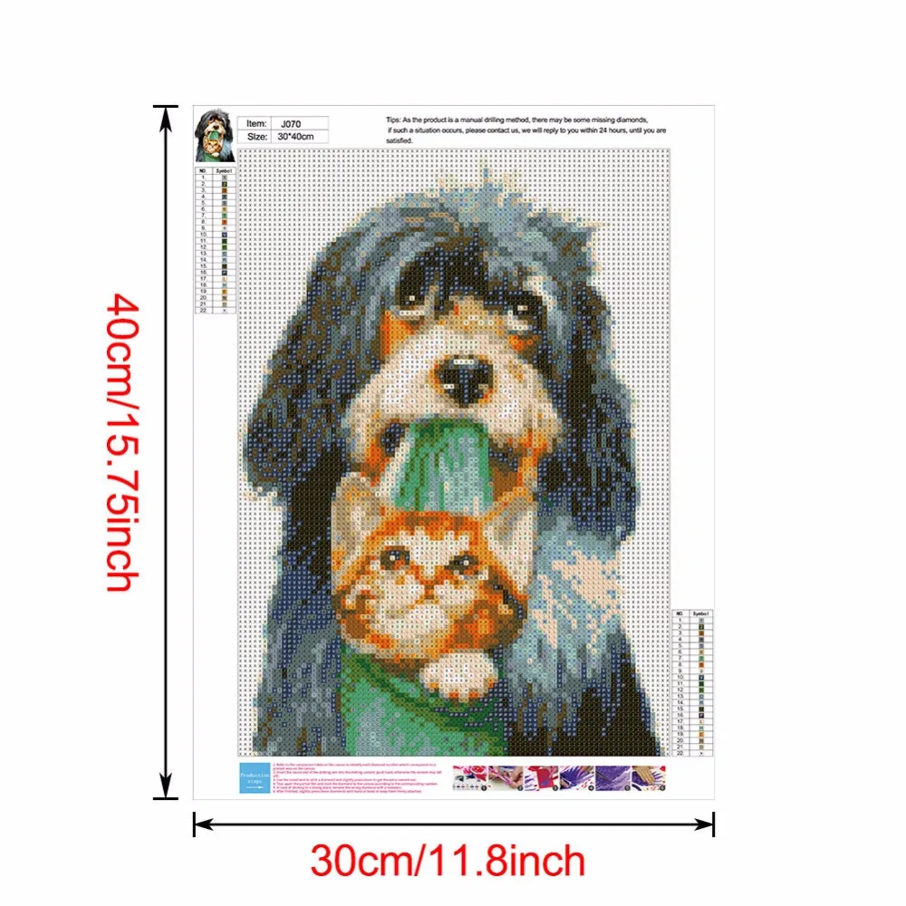 DIY Diamond Painting Puppy Cat | Дом и сад