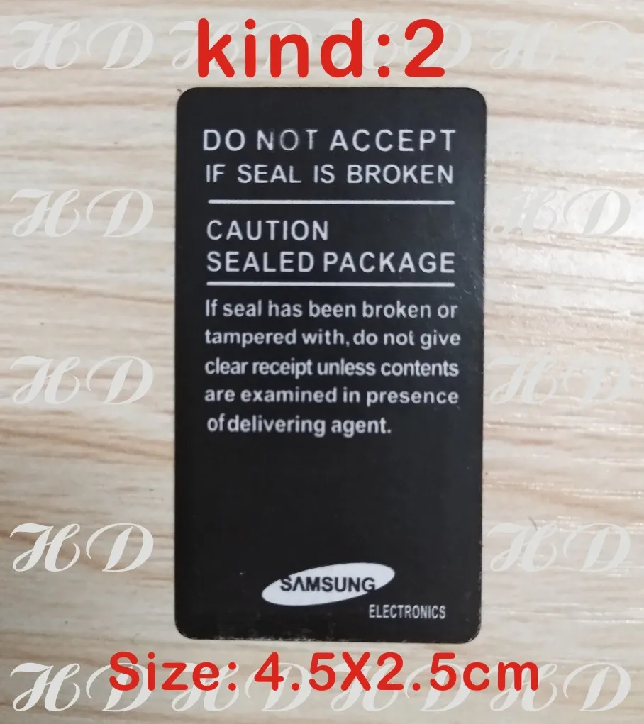100 шт./лот наклейка этикетка для SIM карты SAMSUNG Galaxy упаковочная коробка