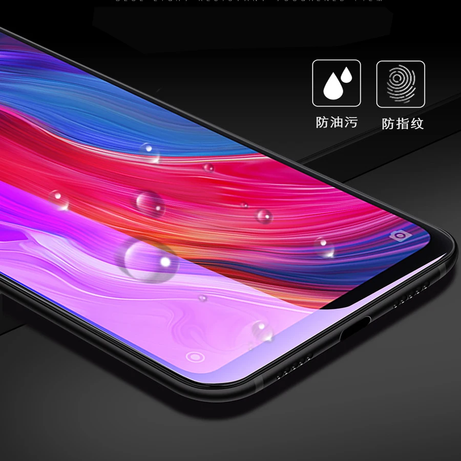 Для Xiaomi mi 6 8 9 для Red mi Note 7 Pro K20 F1 анти Blu-Ray анти-Фиолетовый УФ закаленный стеклянный экран Защитная пленка для телефона