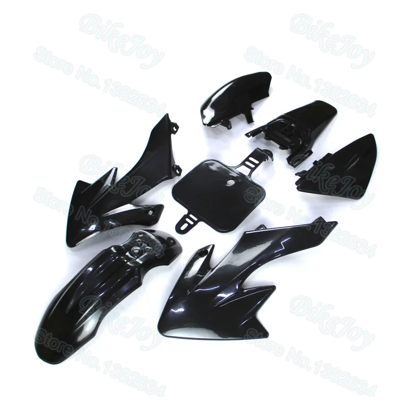 Black Fairing Plastic Fender Body Kits For CRF50 XR50 Thumpstar SSR Pit Dirt Bike SDG DHZ GPX 50cc 70cc 90cc 110cc 125cc |