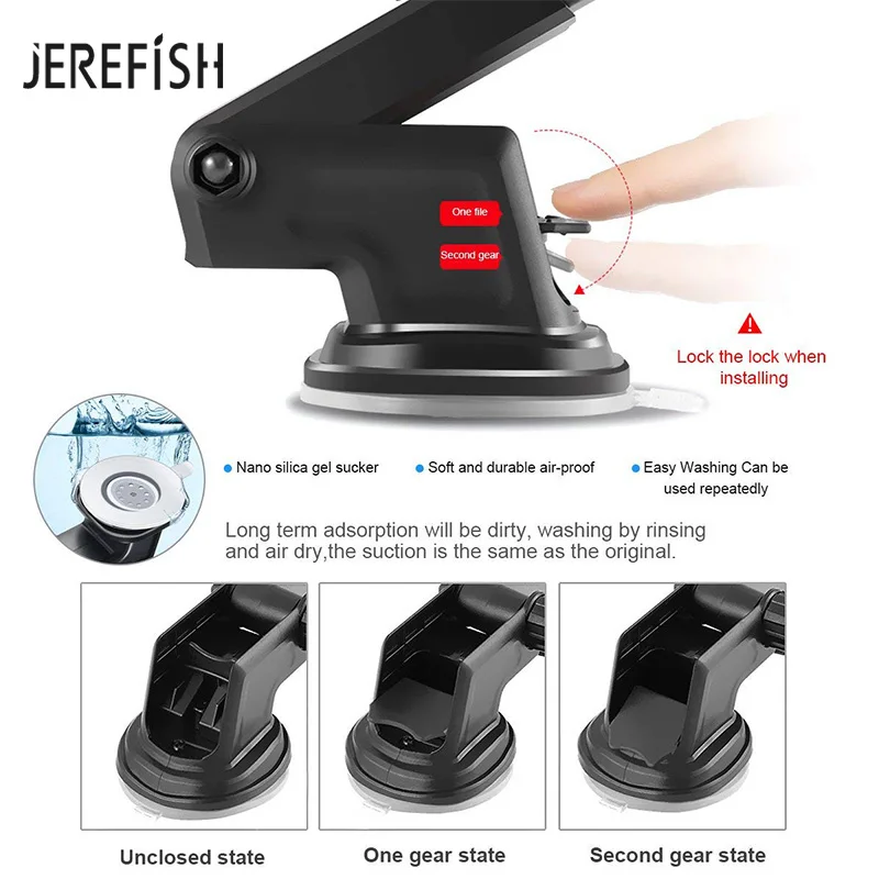 Держатель сотового телефона Jerefish для автомобиля подставка приборной панели