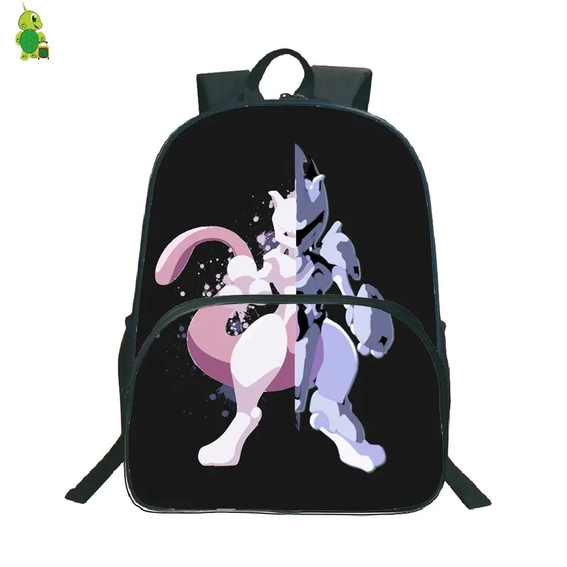 Pokemon GO Mewtwo рюкзаки Mochila школьные сумки для подростков женщин и мужчин водонепроницаемый рюкзак для ноутбука большие дорожные сумки на плечо