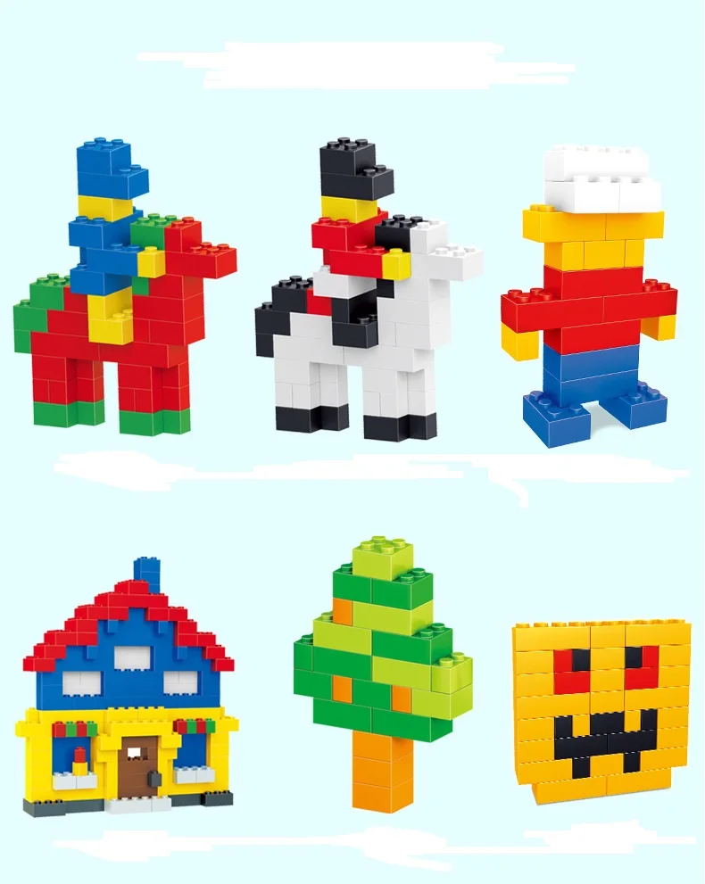 1000 штук строительные блоки маленького размера идущие Legoings фигурки поделки