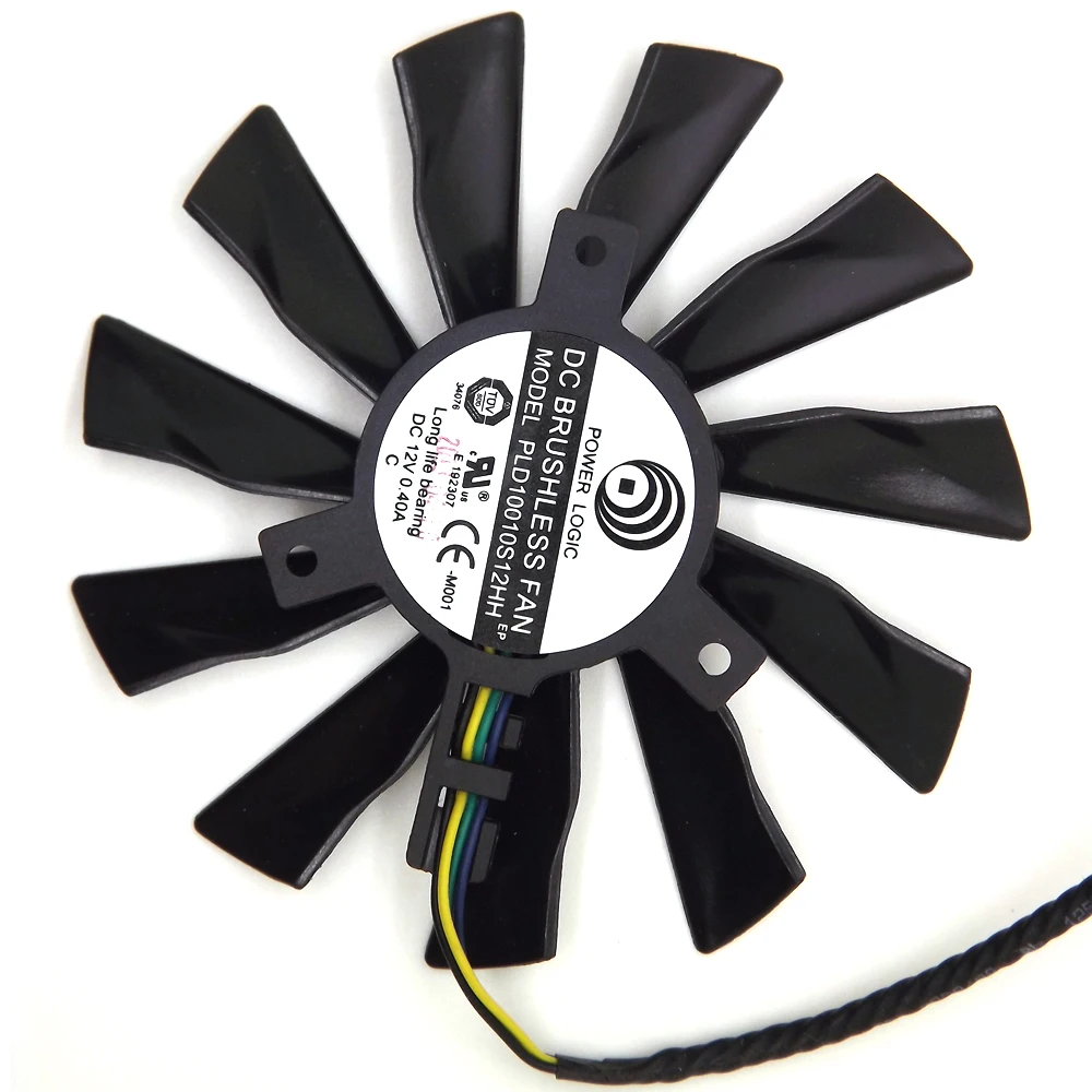 Бесплатная доставка PLD10010S12HH 12 В 0.35A 95 мм 4 провода 4Pin VGA вентилятор для MSI GTX770 R9 280X 270X