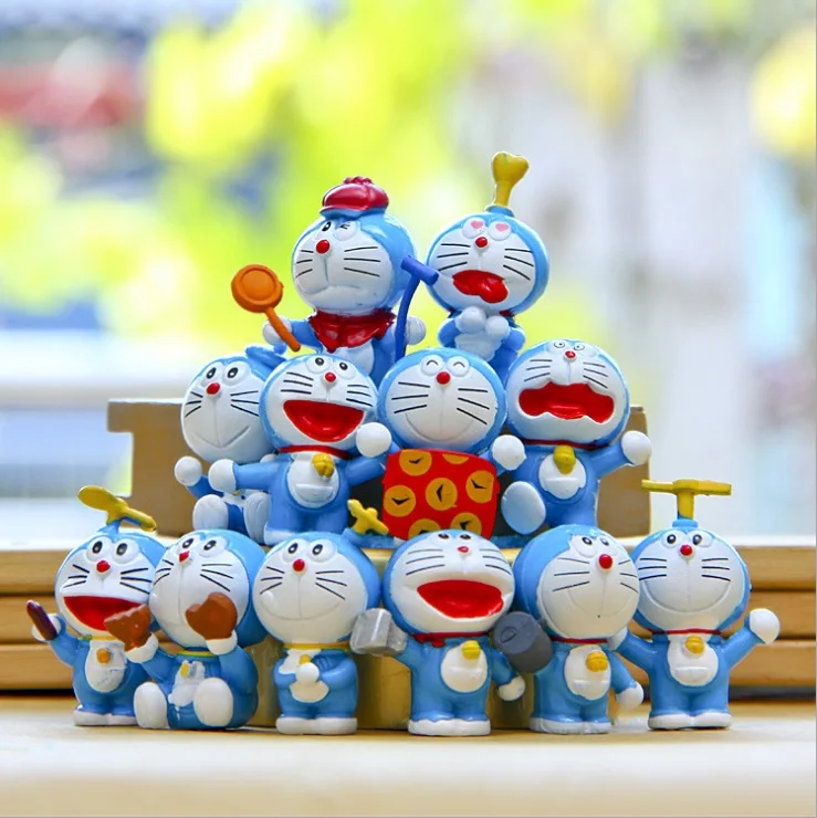 Doraemon Игрушка-фигурка различные изображения с будущими реквизитами Marching Queue Much Joy