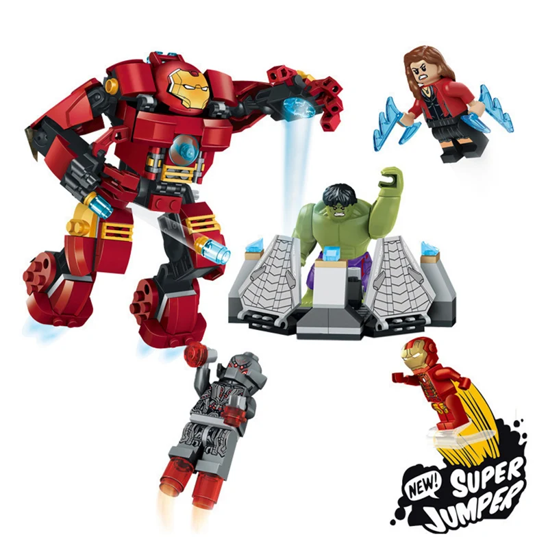 Marvel Супергерои Мстители Строительные блоки совместимые с Legoe фигурки Железный
