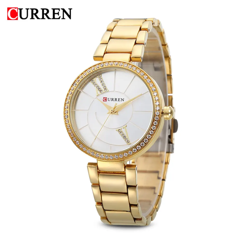 CURREN 9014 стильные модные часы супер женские ультра тонкие роскошные Брендовые Часы
