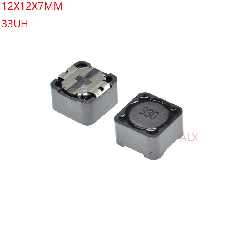 10 шт 12*12*7 33uh 330 SMD SMT патч защитный силовой индуктор мм 12x12x7 CDRH127R CD127|Индукторы| |