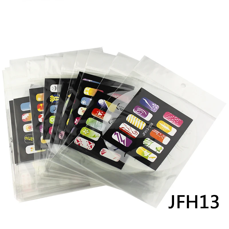 OPHIR Set15 200 Аэрограф для дизайна ногтей трафареты штамповки дизайн наклейки и 20