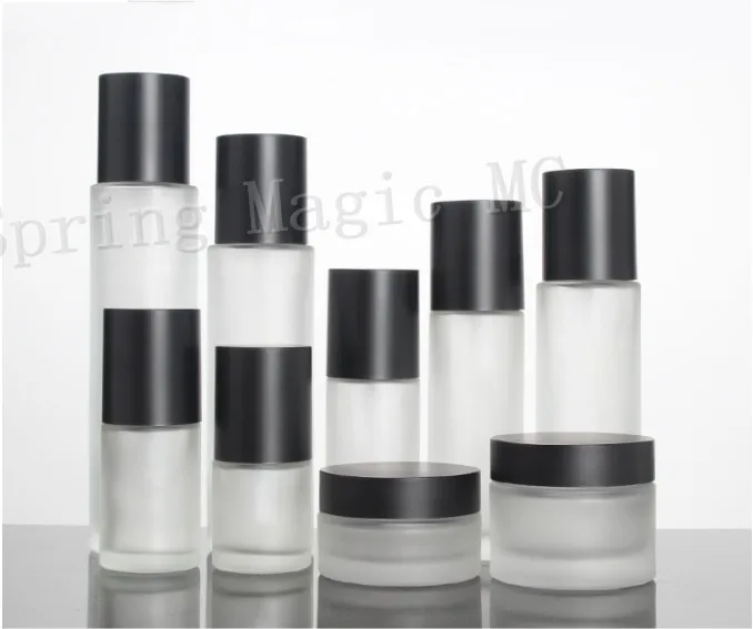 Высококачественные бутылки с насосом для лосьона из голубого/зеленого/матового