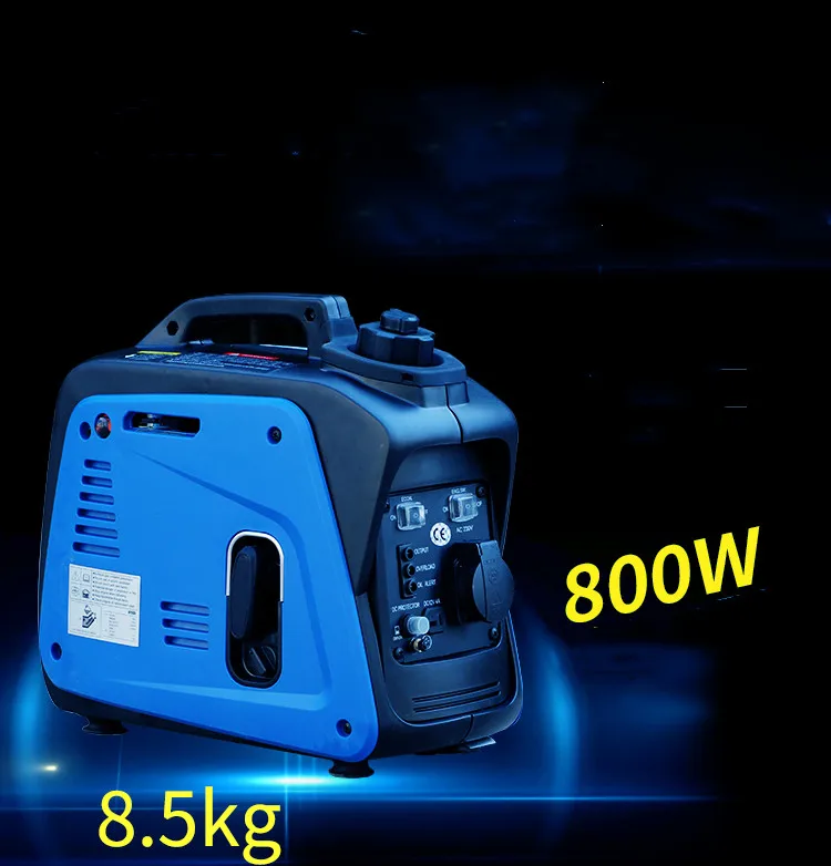 

Portable four-stroke 800w digital frequency conversion gasoline generator household 220V full copper motor
