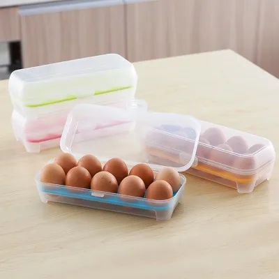 

BF040 Creative home anti damaged egg box refrigerator storage box 23*10*7.5CM