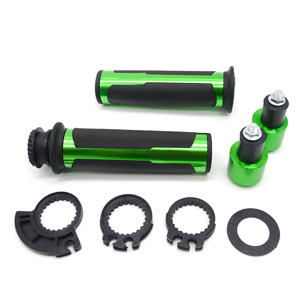 Universal 7/8'' 22MM Aluminum fit most Motorcycle handle grip sets Motorbike moto handlebar cap for yamaha honda | Автомобили и