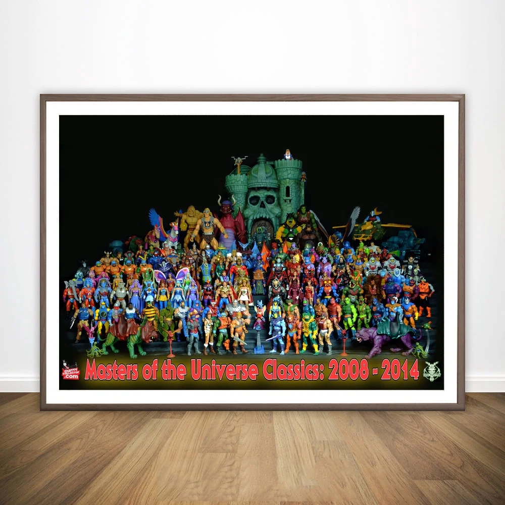 

Masters Grayskull List Characters Art Paint Wall Decor Canvas Prints Canvas Art Poster Oil Paintings No Frame