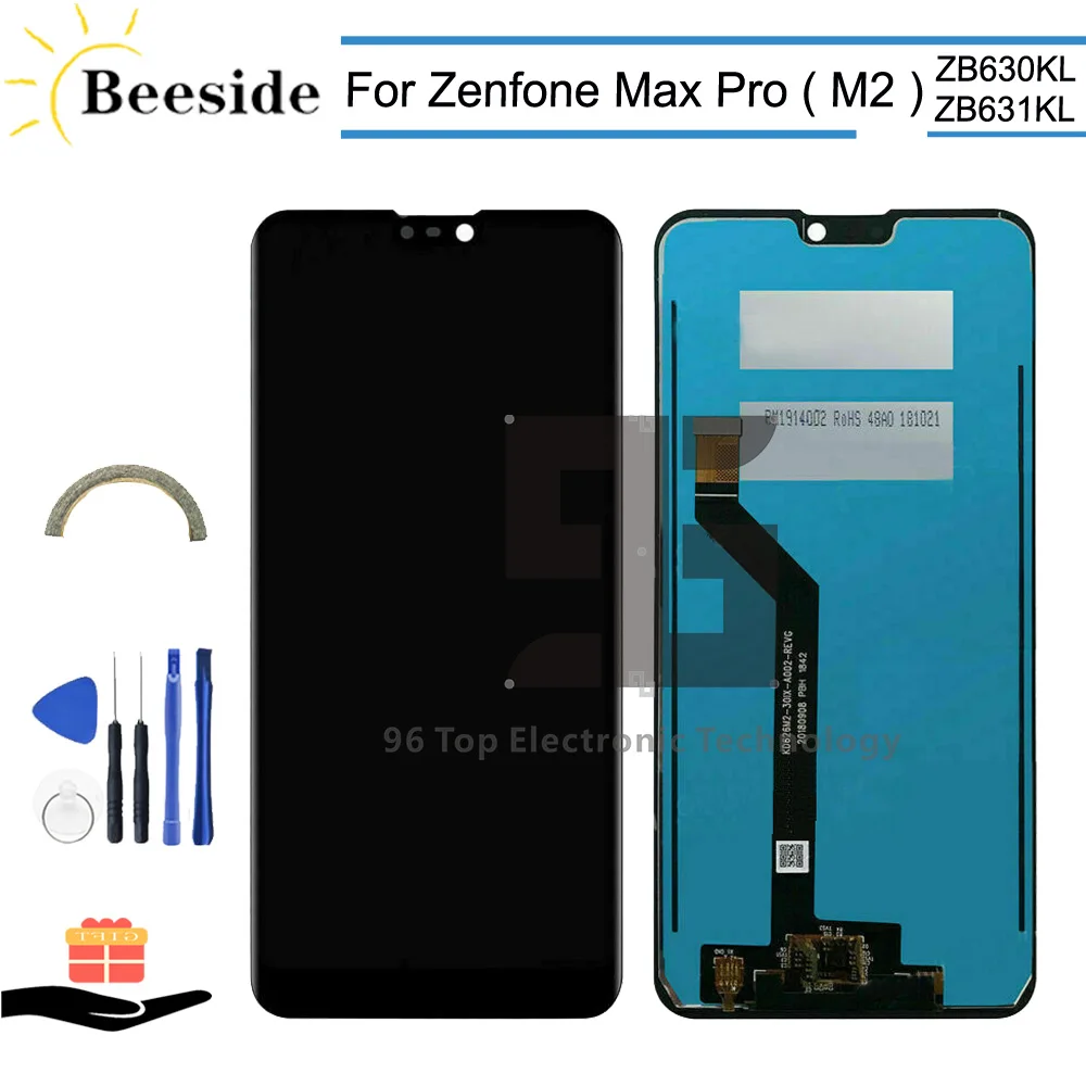 AA+ Quality LCD 6.3'' For Asus Zenfone Max Pro ( M2 ) ZB630KL / ZB631KL Display Touch Screen Digitizer Assembly Replace | Мобильные