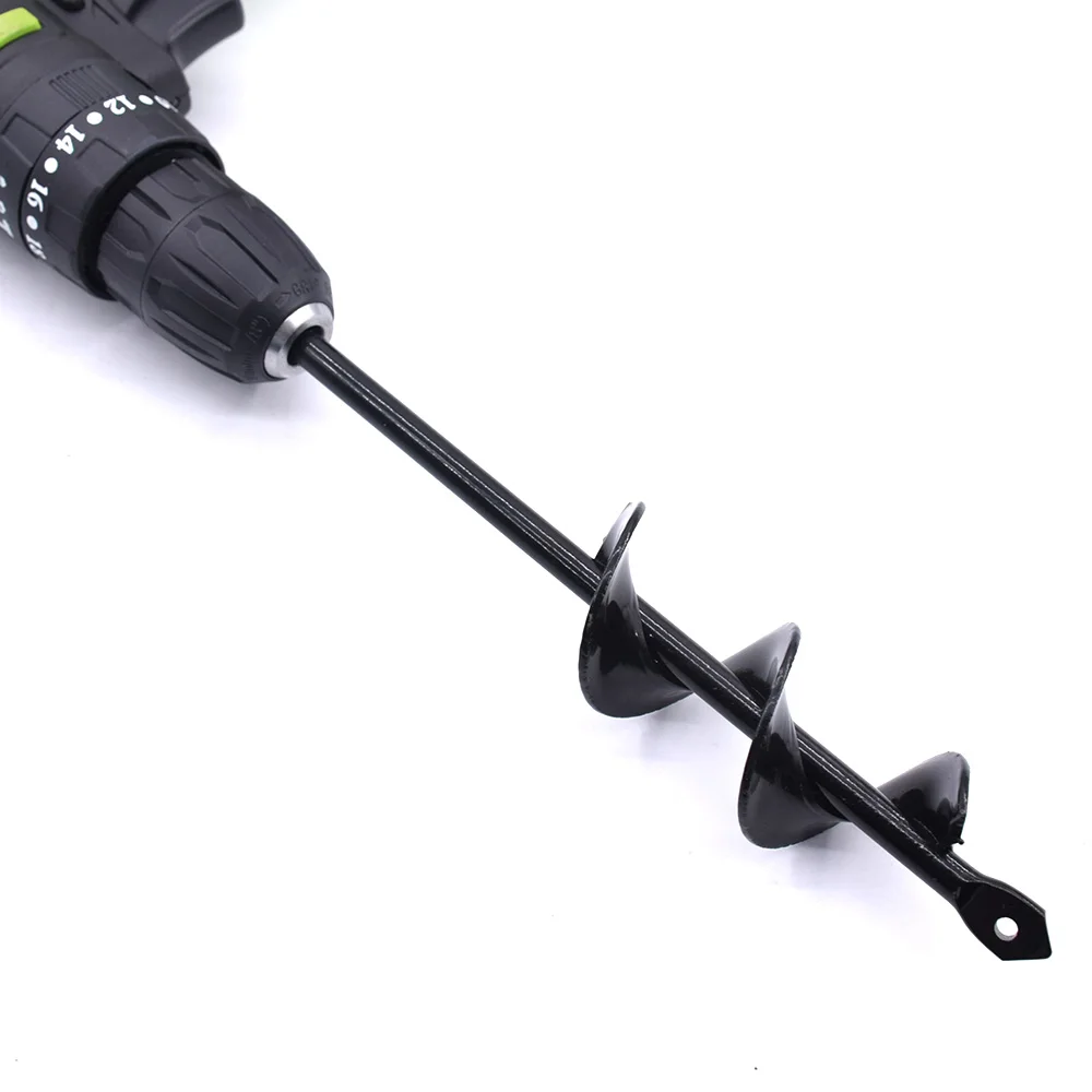 

Garden Auger Drill Bit 9inch 18inch Grass Plug Plant Flower Bulb Auger Rapid Planter Hole Drill Augers Hole Digger for Drill