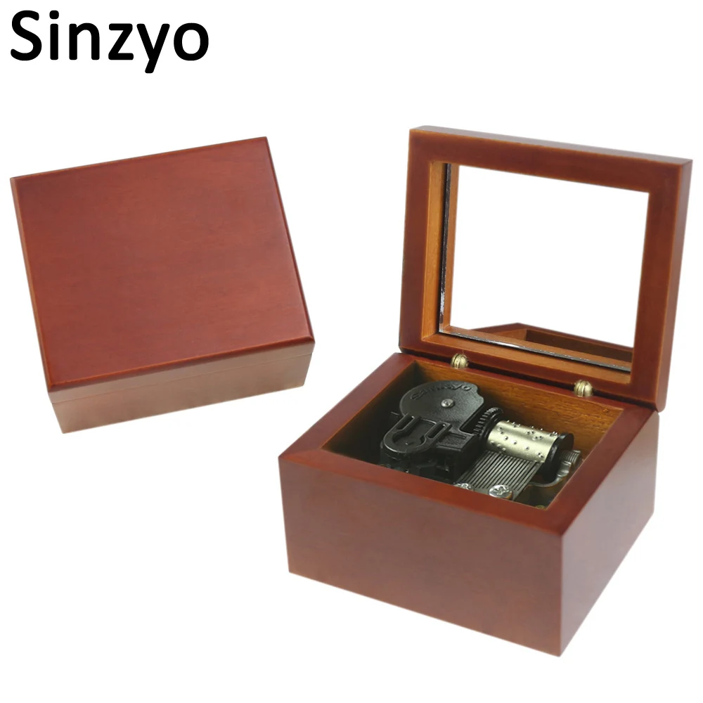 Деревянная сказочная музыкальная шкатулка Sinzyo ручной работы подарок на день