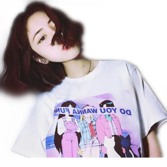 2017 корейский ulzzang Харадзюку в стиле панк Рок Хип-хоп на молнии мультфильм буквы