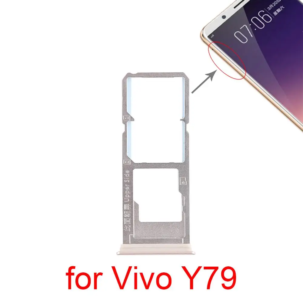 2 x лоток для sim-карты Vivo Xplay6/Y53/Y53 держатель карт Слот-ридер Запасная часть |