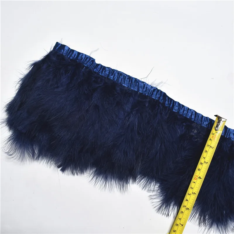 Продажа Marabou/Турецкая отделка из перьев 2 ярдов 10 15 см тканевая боковая лента