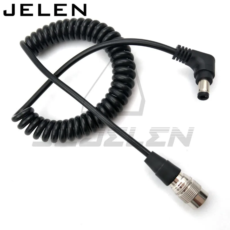 DC5.5/2,5 к Hirose 4pin штекер Мощность спиральный кабель для звуковые устройства zaxcomn F8/664/688