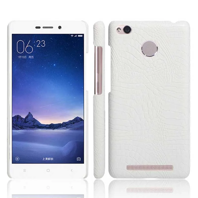 Чехол для Xiaomi Redmi 3 S роскошный чехол накладка из крокодиловой кожи аллигатора 3Pro