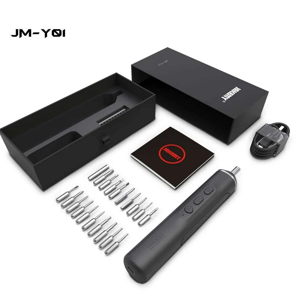 

Multifunctional Electric Screwdriver Mini JM-Y01 3.6V Smart Torque for Outdoor Home Applications Disassembled Repair Power Tool