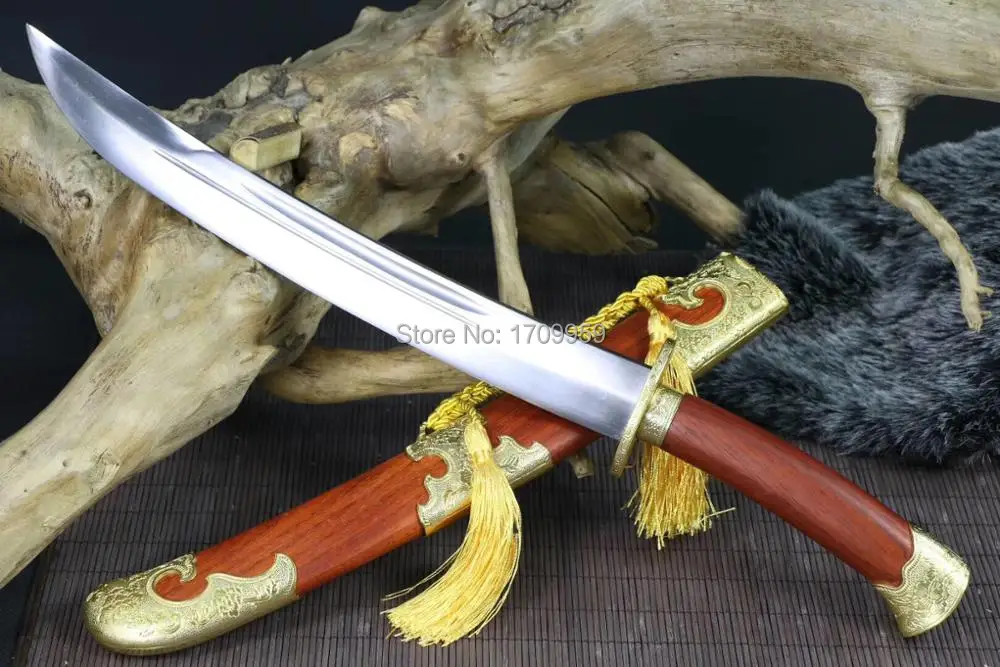 Острый 1060 Высокоуглеродистая сталь с полным покрытием|dao|dao sworddao broadsword |
