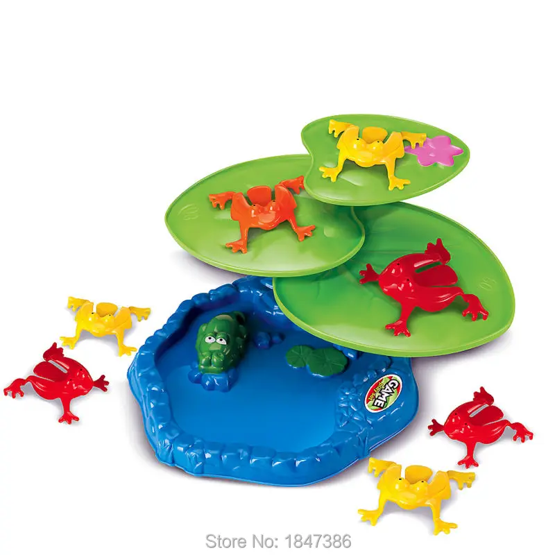 Семейная забавная игра Лягушка прыгающая лягушка с 9 прыгающими лягушками и 3 шт.