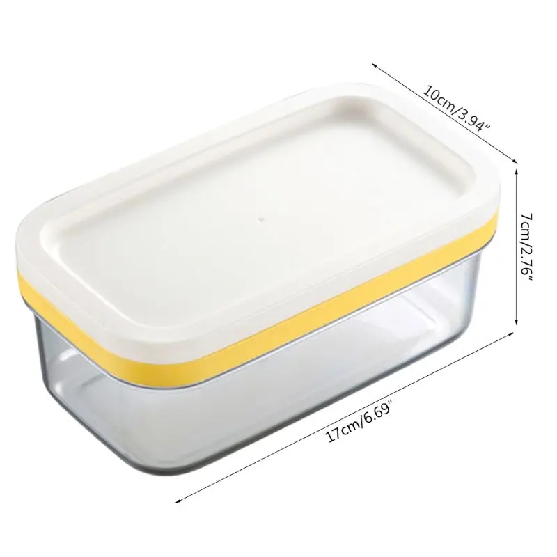 VFGTERTE 1PC Butter Cutter Storage with Lid Glass Slicer Bread Cake Cheese Keeper Container Multi-Functional Kitchen Box | Дом и сад