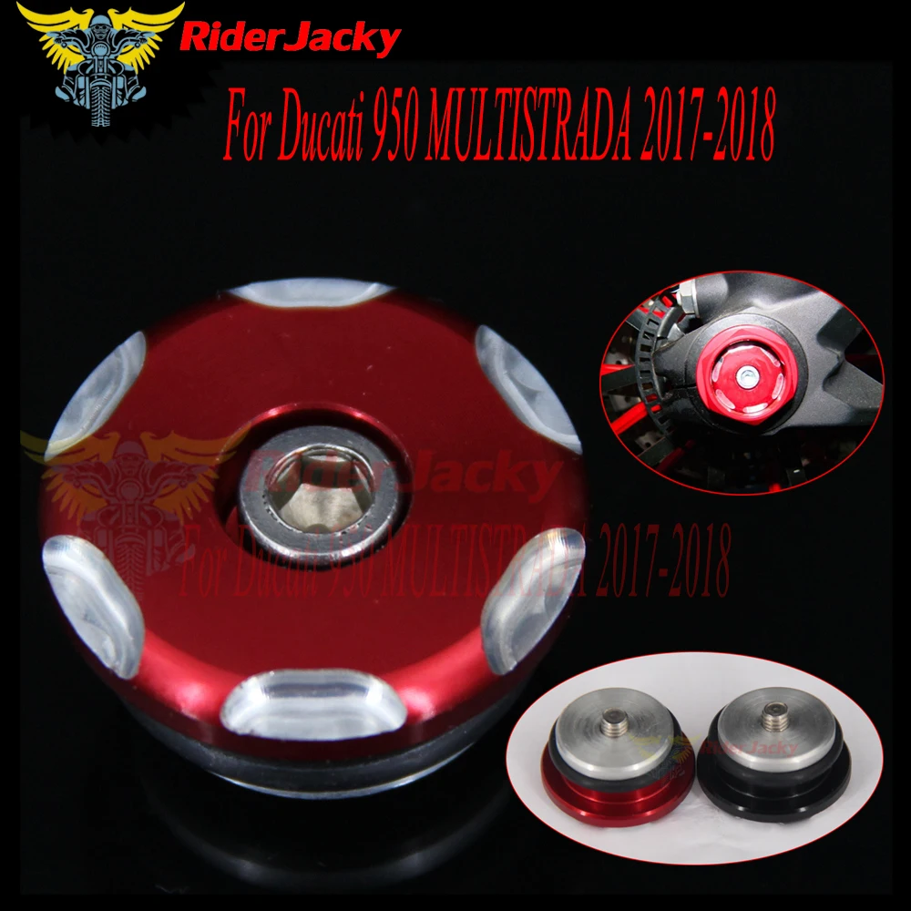 Двухцветная левая передняя крышка мотоцикла RiderJacky с ЧПУ для Ducati 950 MULTISTRADA 2017