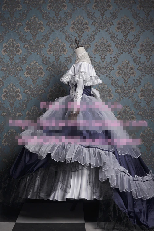 The Super Dimension Fortress Macross Sheryl Nome cosplay costume Trailing wedding dresses customized