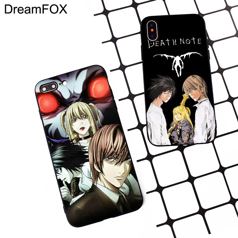 M453 Death Note Detective Black Soft TPU Silicone Case Cover For Apple iPhone 11 Pro XR XS Max X 8 7 6 6S Plus 5 5S 5G SE |