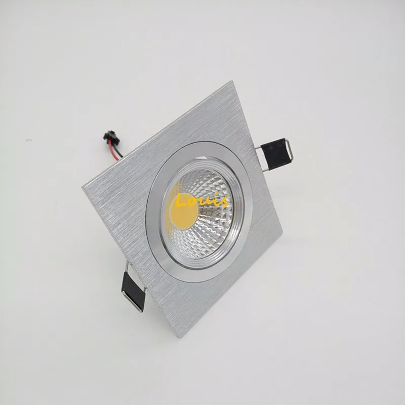 Площадь Dimmable 9 Вт 12 ВЕЛ украшения Встраиваемые Потолочные Лампы AC90 260V включите