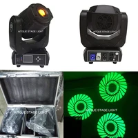 2pcs music lighting gobo projector lyre mobile prism led moving head 90w led moving head with flight case