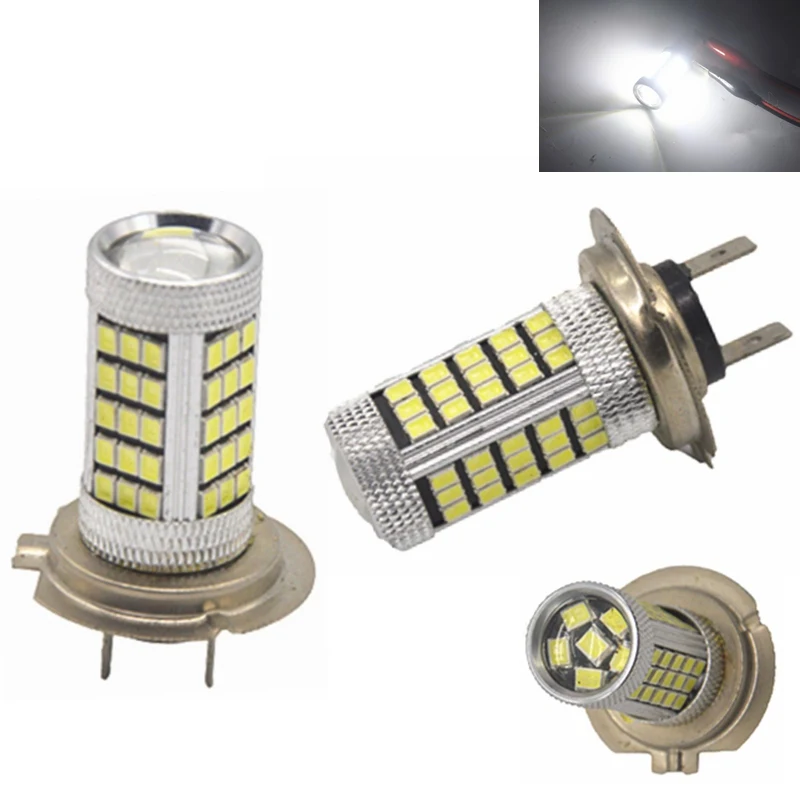 

2pcs Car 12V 24V 2835 66 SMD H4 Led Headlight Bulbs 9005 9006 H7 H11 H1 H3 1156 Led Driving Light Cars Fog Light Bright 1200Lm